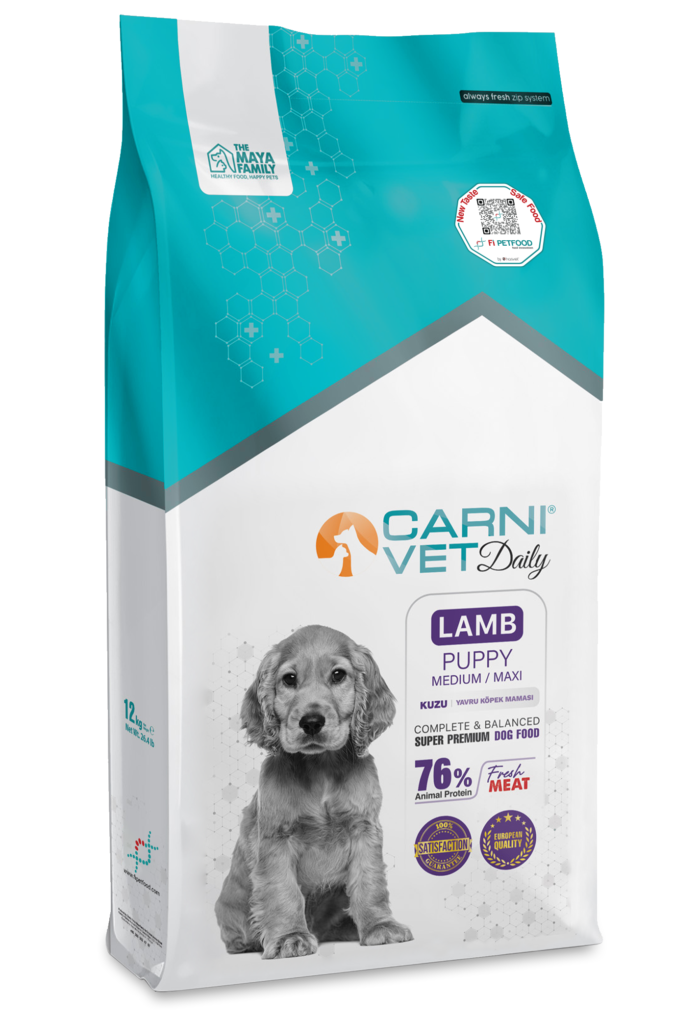 CARNI VET DAILY KÖPEK KUZU PUPPY MEDIUM & MAXI 